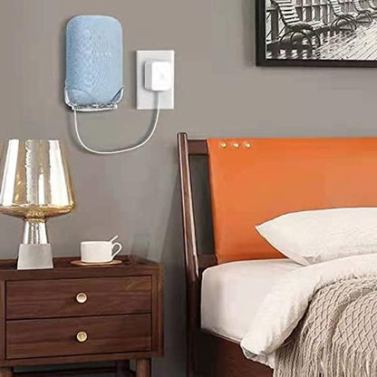 LeongLzt Ouligei Google Nest Audio Speaker Wall Mount/Bracket, in-Built Cable Management System & Easy Installation Speaker Holder Shelf Stand - Elegant & Durable Space Saving Accessory - color: CLEAR