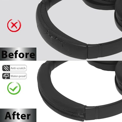 Adhiper Headband Cover for Bose QC45 QC35 QC25 QC15, NC700, AE2 - Black - color: Black