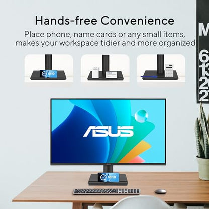 ASUS 24” (23.8-inch viewable) 1080P VA249HG Eye Care Monitor – IPS, Full HD, 99% sRGB, Frameless, 120Hz, Adaptive-Sync, 1ms, HDMI, VGA, Low Blue Light, Flicker Free, Wall Mountable, 3 yr Warranty - style: 24" 120Hz 99% sRGB