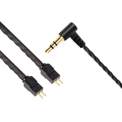 SOUNDLINK 2Pin Earphone Cable Wire for in-Ear Monitor Fits for 1964 w4r um3x es3 es5 - Black - color: Black