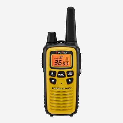 Midland LXT630X3VP3 FRS Walkie Talkies - Long Range 36-Channel Two-Way Radios, NOAA Weather Alerts (3-Pack, Yellow - Black) - style: 3 Pack - Yellow/Black