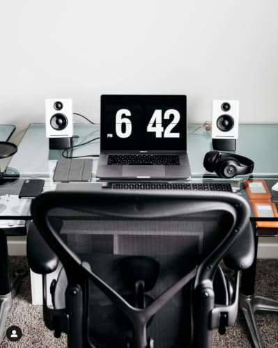 Audioengine A2+ Wireless Computer Speakers – Bluetooth Desktop Speakers | with 24-Bit DAC for PC, Mac, Gaming and Music - White - color: Gloss White, style: Desktop