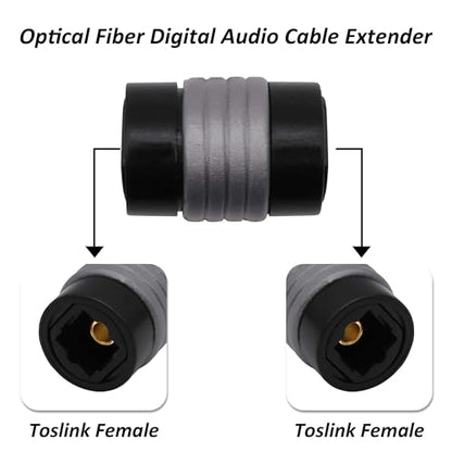 Fiber Optical Cable Extender Coupler 4 Pack