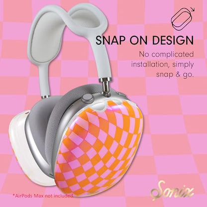 Sonix Protective Case for AirPods Max 2 & 1 | Headphones Cover | Checkmate Pink - color: Checkmate Pink