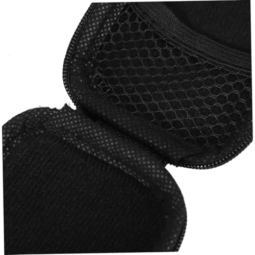 POPETPOP Mini Eva Earphone Storage Case Portable Carrying Pouch for Earbuds Headphones USB Cables Water Resistant with Mesh Pocket and Soft Lining Compact Travel Organizer for Small
