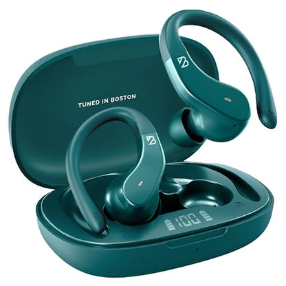 Back Bay Audio Runner Wireless Earbuds for Running, Wrap Around Earbuds - color: Emerald