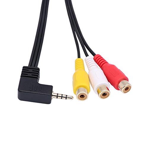 3.5 mm to RCA AV Camcorder Video Cable,3.5mm Male to 3RCA Female Plug Stereo Audio Video AUX Cable for Smartphones,MP3, Tablets,Speakers,Home Theater - 3.5 Male to 3RCA Female 0.15m - size: 3.5mm Male to 3RCA Female 0.15m