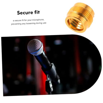 ibasenice 8pcs Microphone Clip Converter Set to Male Thread Adapter Shock Mount Holder for Secure Microphone Stand Setup Dampening Design Easy Installation