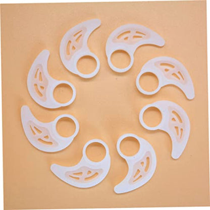 10pairs Silicone Earphone Clips Anti-Lost Ear Hooks for Sports Headphones Lightweight and Comfortable Ear Fins for Running Cycling and Fitness Activities