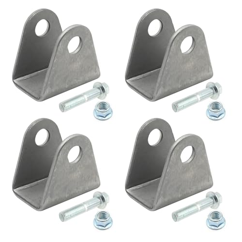 4 Pack Shock Mount, Steel Base Shock Absorption Suspension Bracket Mounting, Replacement for Motorcycle Dirt Pit Bike ATV Go Kart