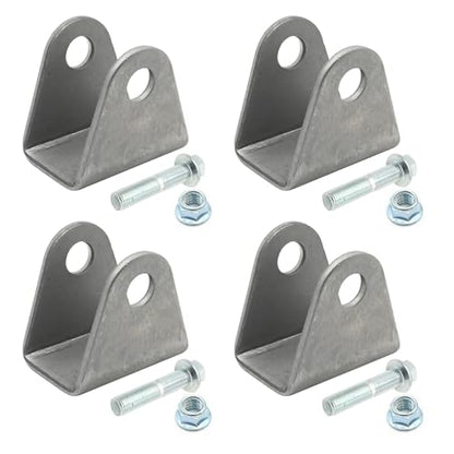 4 Pack Shock Mount, Steel Base Shock Absorption Suspension Bracket Mounting, Replacement for Motorcycle Dirt Pit Bike ATV Go Kart