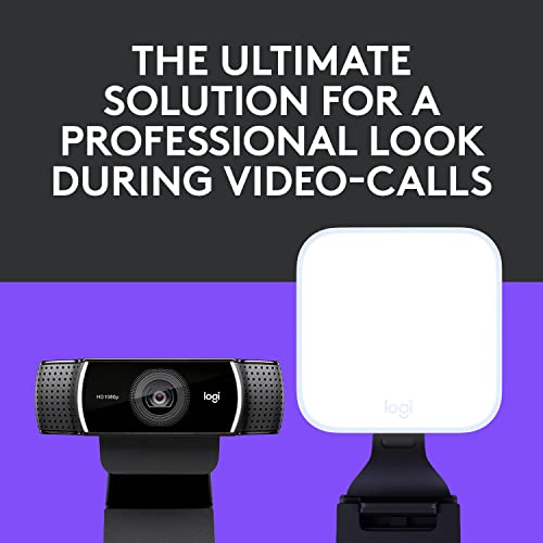 Logitech C922x Pro for Creators Litra Glow - The Ultimate Solution for a Professional Look During Video-Calls - size: 1 Pack, style: 1080P/30 fps, 720p/60fps