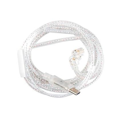 keephifi 3.9ft C03 2 Pin IEM Cable with Mic USB-C | 4N Silver-Plated OFC Headphone Cable Earbuds Wire for Moondrop blessing/Aria; Truthear Hexa/Zero; Simgot EW100P - color: Silver
