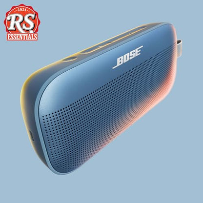 Bose SoundLink Flex Bluetooth Speaker (2nd Gen) - Portable Outdoor Speaker with Hi-Fi Audio, Waterproof and Dustproof, USB-C, Up to 12 Hours Battery Life, Blue Dusk - color: Blue Dusk