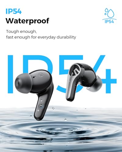 SoundPEATS C30 - True Wireless Earbuds - Bluetooth Headphones 6.0 - Black | Hybrid ANC LDAC Hi-Res Audio 52H Playtime -52dB Adaptive Noise Cancelling 6-Mic Clear Call 12mm Driver Multi-Point IP54 - color: Black