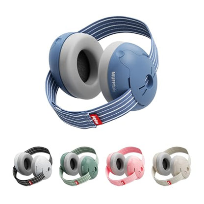 Alpine Muffy Baby Ear Muffs Noise Protection | Toddler Ear Protection | For babies up to 4 years | 24dB Sound Reduction | Baby Hearing Protection | Noise Reduction | Baby Essentials New Mom Gifts - color: Denim