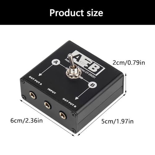 Studio 3.5mm Sound Switcher Passive Multiple Device Compatibility Metal Case Signals Selectors Passive Sound Switching Box