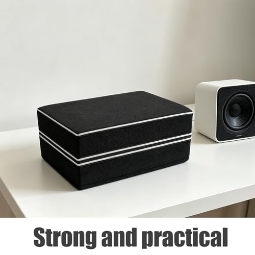 Sound Dampening Speaker Riser Foam - 4" Thick Audio Acoustic Noise Isolation Platform Pads Recoil Stabilizer For Studio Monitor, Subwoofer, Loud Speakers - size: 30.00X20.00X10.00CM