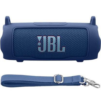 Silicone Cover for JBL Flip 7 Portable Bluetooth Speaker | Scratch-resistant, Unhindered Sound, Silicone Construction, Portable Carrying Silicone Cover, Blue Silicone Cover - color: Blue Cover