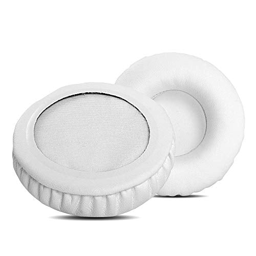 Ear Pads Cushions Cups Replacement Foam Earpads Compatible with Sony MDRZX110NC MDR ZX110NC Noise Cancelling Headphones (White)