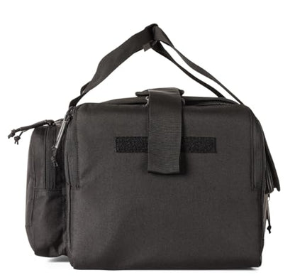5.11 Tactical Range Ready Trainer Bag, Ammo Molle Duffle, Secure EDC Pack | Style 56567ABR, Range Bag with Shoulder Strap, Padded Compartments, EDC Training Storage, Durable - color: Black