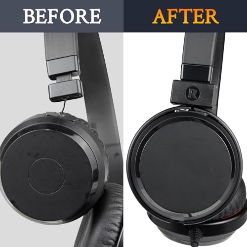 SOULWIT Headphones Broken Hinge Swivel Fix Linking Connectors Repair Kit for Jabra Evolve 65/40/30/20 Headsets (Wired Only), Replacement Joints for Headband Side Cover Slider Accessories - Black