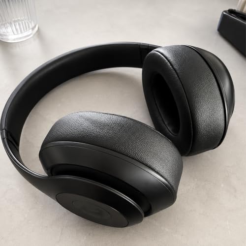 Replacement Ear Pads for Beats Studio 2 & Studio 3 (B0501, B0500) Wired & Wireless Headphones, Protein Leather Earpads Cushions with Memory Foam, Extra Thick Ear Cups,1 Pair (Burgundy) - color: Burgundy