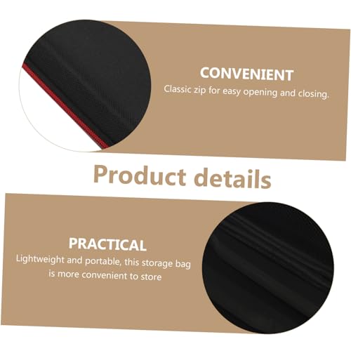 Portable Mic Storage Case with Zipper for Dual Microphone