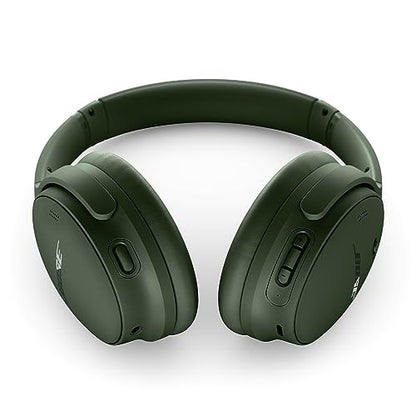 Bose QuietComfort Bluetooth Headphones, Wireless Headphones with Active Over Ear Noise Cancelling and Mic, Deep Bass, Up to 24 Hours of Playtime, Cypress Green - Limited Edition - color: Cypress Green