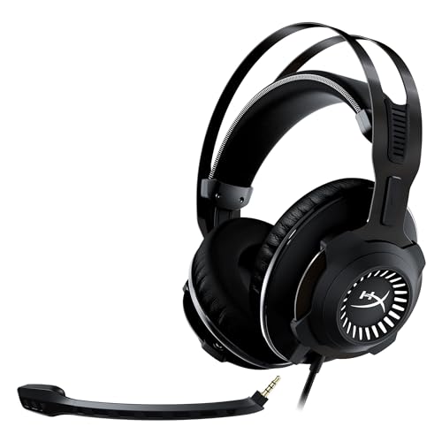 HyperX Cloud Revolver - Gaming Headset with HyperX 7.1 Surround Sound, Signature Memory Foam, Premium Leatherette, Steel Frame, Detachable noise-cancellation microphone