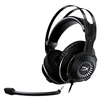 HyperX Cloud Revolver - Gaming Headset with HyperX 7.1 Surround Sound, Signature Memory Foam, Premium Leatherette, Steel Frame, Detachable noise-cancellation microphone