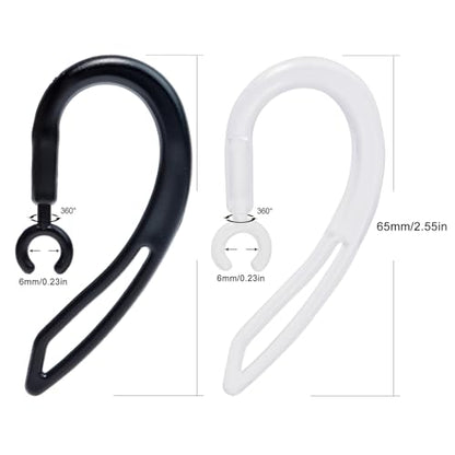 Replacement Ear Hook for Walkie Talkie Bluetooth Headset Black&Clear - color: Mix