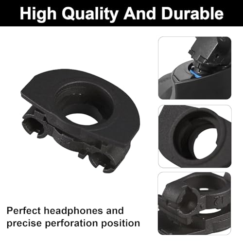 WH-1000XM4 Hinge Replacement Kit Swivel Hinge + U-Shaped Metal Lock Glove Repair Parts Genuine Compatible for Sony WH-1000xm4, Hinge Spin with Replacement Parts (Black)
