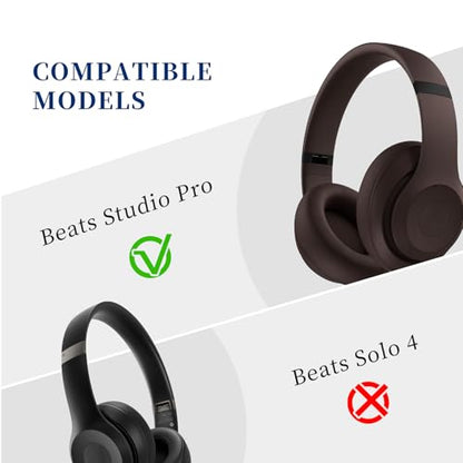 Studio Pro 2023 Replacement Headband & Hinge Replacement for Studio Pro 2023 Headphone,Durable Parts Accessories Repair Kit Set (Deep Brown) - color: Deep Brown