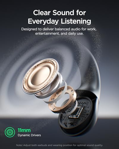 TALIX Open Ear Clip-On Wireless Bluetooth 6.0 Earbuds X7, Black | Ultra-Light 4.8g, LED Battery Display, Clear Sound, Bluetooth 6.0, Dual-Device Switching, IPX4 Sweatproof, Touch Control - color: Black