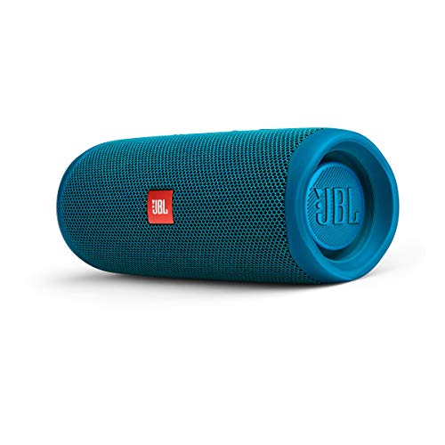 JBL FLIP 5 - Waterproof Portable Bluetooth Speaker Made From 100% Recycled Plastic - Blue | Made from 90 recycled plastic, Sounds better than ever, Bring the party anywhere, Make a splash with IPX7 waterproof design - color: Eco Blue