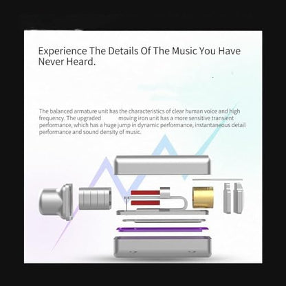 KZ ZSN Pro 1BA+1DD Wired Earphone HiFi Stereo Headphones in Ear Built in Mic Headset Premium Sound with 3.5mm Audio Plug & Detachable Cable for Musicians Singers Drummers(Grey with Mic) - color: Grey, size: With Mic