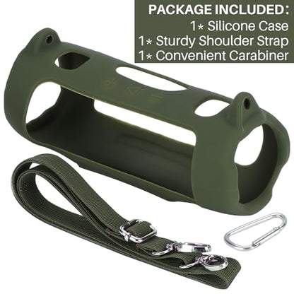 Silicone Cover Compatible with Charge 6 Portable Waterproof Drop-Proof Speaker (Green) - color: Green, size: Silicone Cover