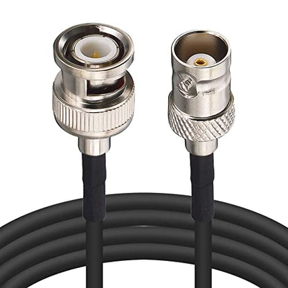 BNC Extension Cable 10ft BNC Male to Female Coaxial 50Ohm SDI Cable | RG174 Extension Coaxial Line for Video Signals, CCTV, DVR, Camera - color: 1, size: 10 feet