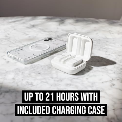 RØDE Wireless Micro - Wireless Microphone for Lightning iPhone (X Through 14) - Two Mics with Charge Case for Smartphone Content Creation, White - NOT for iPhone 15/16 or USB-C | Wireless Microphone for Lightning iPhone (X Through 14), Two Mics with Charg