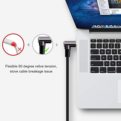 CableCreation TRRS Cable, 3.5mm Right Angle Male to Male Audio Stereo Jack HiFi Cable with Silver-Plating Copper Core Compatible with Car, iPhones,Tablets, PS4 Headset, Xbox one, Black/1.5ft - size: 1.5 Feet