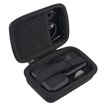 Aenllosi Hard Case for RØDE Micro/Shure MoveMic Two/Two Kit - Pro, Black | EVA case construction, Water-resistant design, Impact-resistant design, Case only - style: For Røde Wireless Micro/Shure Movemic Two Kit