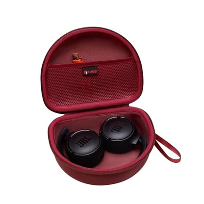 XANAD Hard Case for JBL Junior JR 470NC/460NC/320 Kids Headphones,Burgundy | for iClever BTH12 HS19 BTH20 BTH22 BTH26/Candy Bila/Acer/JBL/MIDOLA/JoySpark/JLab/ADOOPE/Spiderman/EarFun/ Etc Kids Headphone - color: Wine Red