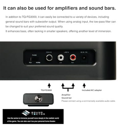 PIONEER Slim Powered Subwoofer HVT System 2.9in Thin for Gaming TQ-WG3000 | Sound TECTOR, HVT system cuts vibration, clear deep bass, 2.9in slim body fits tight spaces, auto power on off, easy setup - style: SLIM POWERED SUBWOOFER