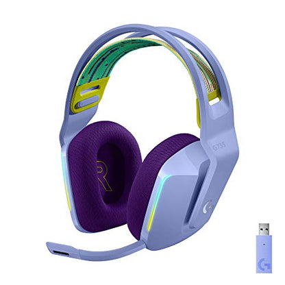 Logitech G733 Lightspeed Wireless Gaming Headset - Lilac - color: Lilac