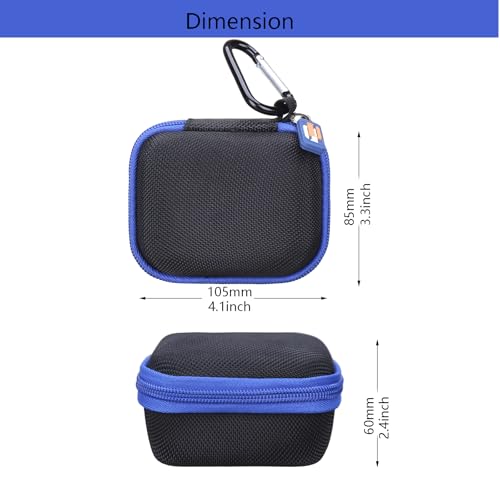 Legestori Hard Carry Case Compatible with Maybesta/Mini Mic Pro/BOYA BOYALINK/BOYA BY-V20/Caiord/Pqrqp/Nptcl/Bulatry/Maxtop Mics Wireless Microphones, Portable Protective Travel Case Only