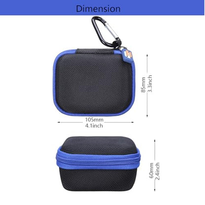 Legestori Hard Carry Case Compatible with Maybesta/Mini Mic Pro/BOYA BOYALINK/BOYA BY-V20/Caiord/Pqrqp/Nptcl/Bulatry/Maxtop Mics Wireless Microphones, Portable Protective Travel Case Only