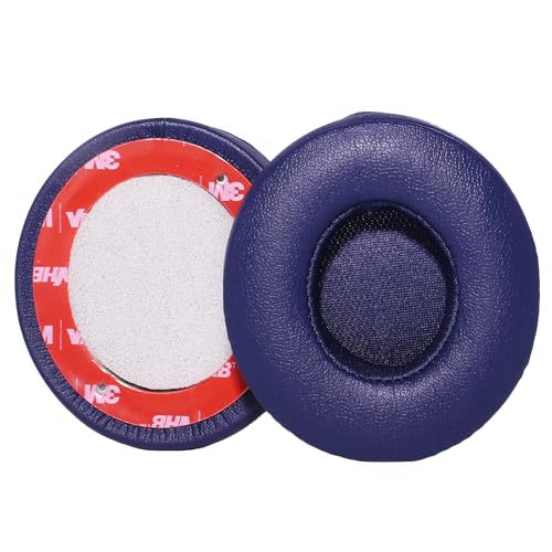 Replacement Ear Pads for Beats Solo 2/3 On-Ear Headphones - Academy Blue | Fit for Beats Solo 2/3 Wired/Wireless A1796/B0534, Xinyuekj Protein Leather Cushions, (Not Fit Beats Studio, Solo HD, Solo 4) - color: Academy Blue