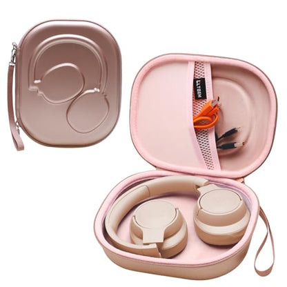 Case for JBL Tune 770NC/510BT/720BT/520BT/670NC/520C Headphones Rose Gold | Hard Carrying Travel Case for JBL Live 770NC/670NC/680NC/780NC Headphones - color: Rose Gold