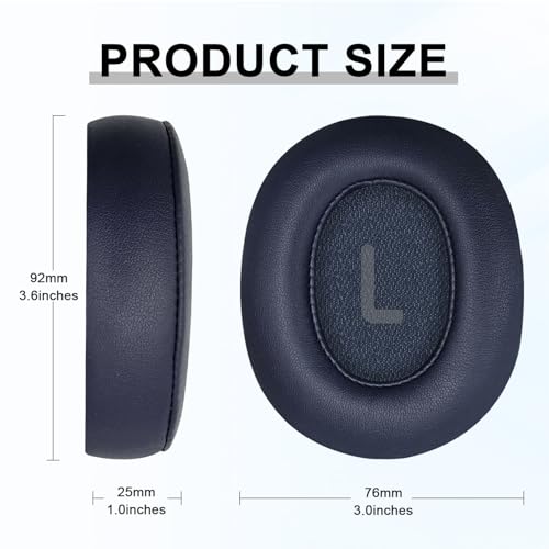 Replacement Ear Pads for JBL Tune 700(700BT)/710(710BT)/720(720BT)/750(750BT,750BTNC)/760(760NC)/770(770NC) Headphones, Headset Ear Cushions, Headset Earpads, Ear Cups Cover-Blue - color: Blue